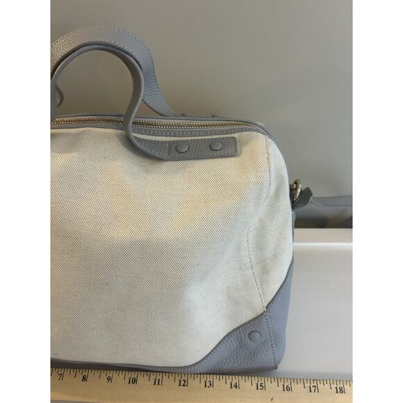 Neely and Chloe x Anthropologie $428 The Weekender Bag Gray Carryall *spot* - Picture 12 of 14